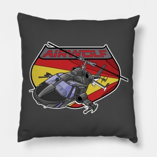 The 80s Super Helicopter Pillow