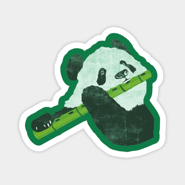 A musical panda Magnet by Suzie