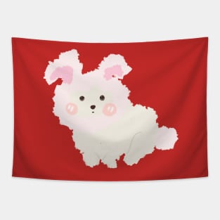 Bunny Puppy Tapestry