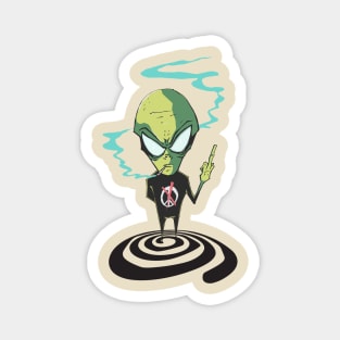 Alien No Peace Magnet