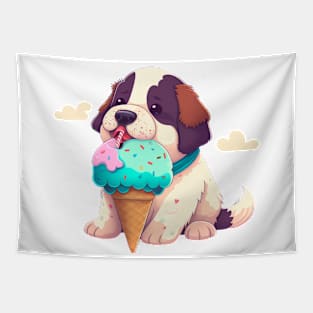 I LOVE ICE CREAM Tapestry