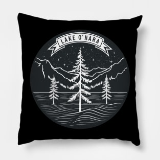 lake ohara Pillow