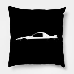 Pontiac Fiero Silhouette Pillow