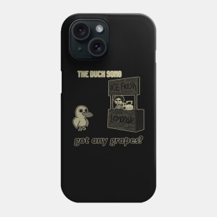 the duck song// black white design T-Shirt Phone Case