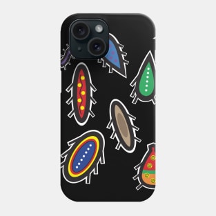 Scattering Colorful Bugs Phone Case