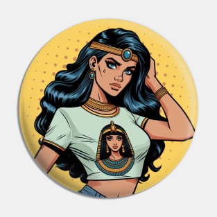 Pop Cleo Fusion: Modern Pharaoh Pin