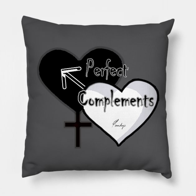 COMPLEMENTOS B/W/GREY Pillow by ACUANDYC