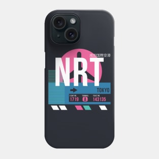 Tokyo (NRT) Airport Code Baggage Tag Phone Case