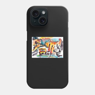 Abstract City Streets Phone Case