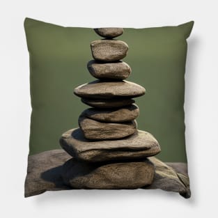 Cairn Stone Rock Pillow