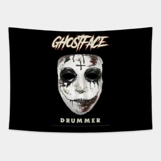 GhostFace Drummer Apparel Tapestry