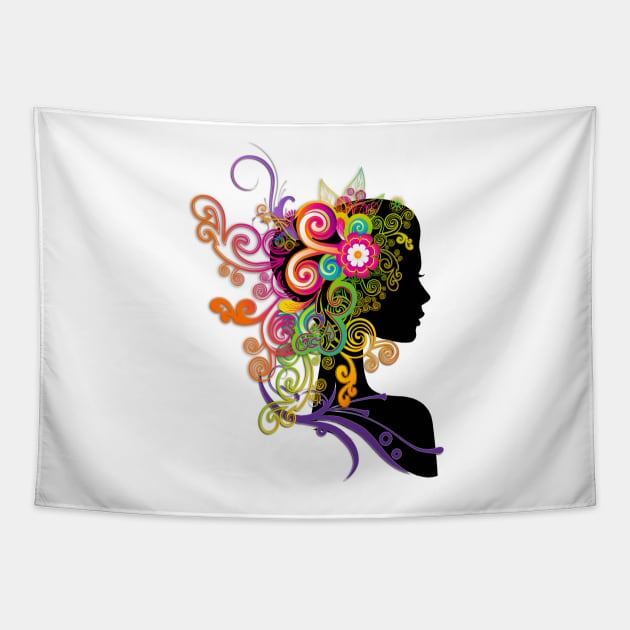 Fantasy fashion statement Tapestry by Just Kidding by Nadine May