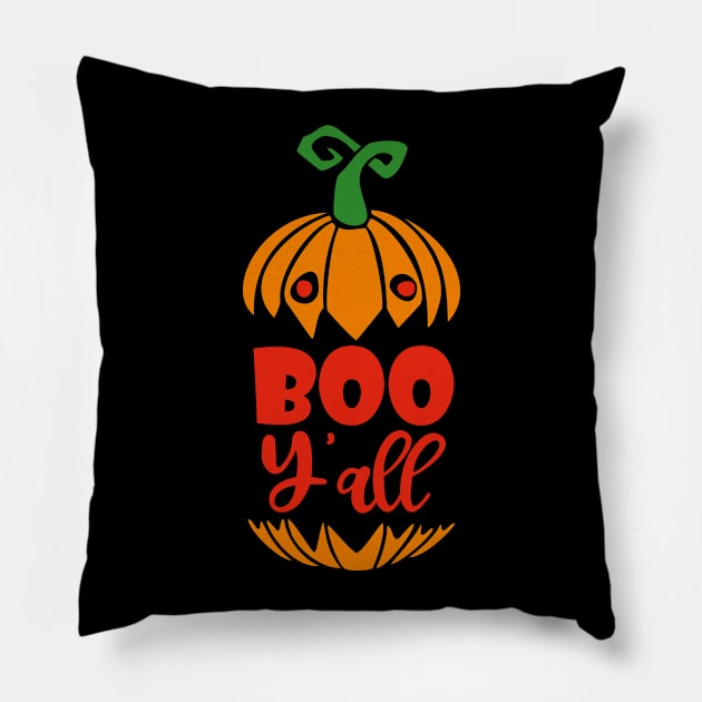 Boo Y'all Pillow by danydesign