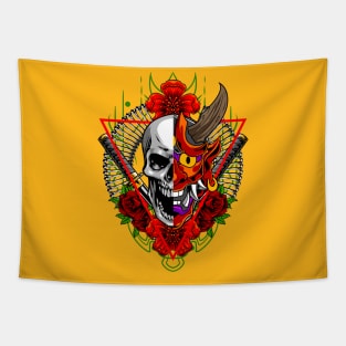 Hannya Skull 1.5 Tapestry