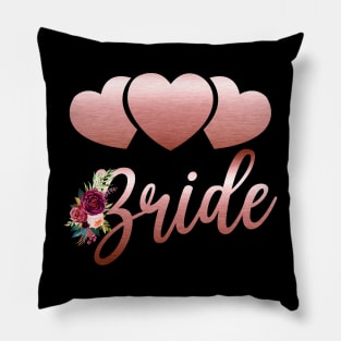 Bride Bridal Wedding Bachelorette Party Pillow