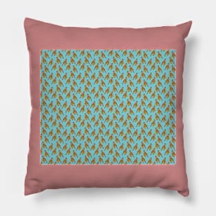 Rufous-collared sparrow pattern Pillow