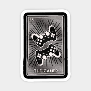 The Gamer, Tarot Card Style Video Game Controller Magnet