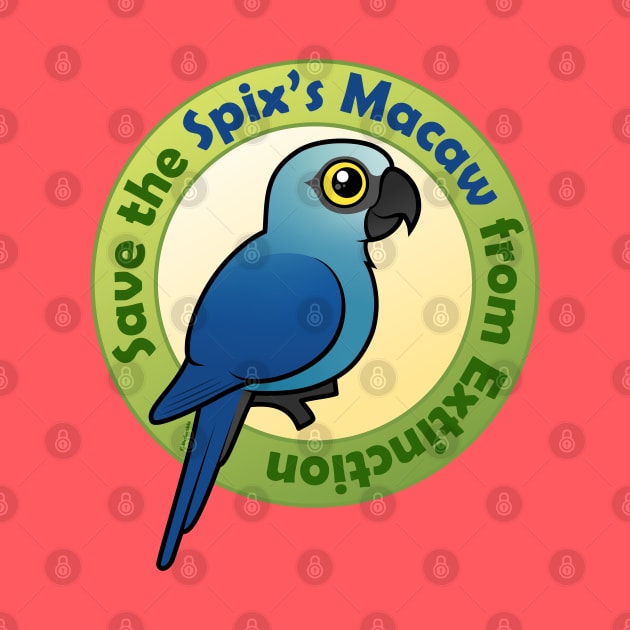 Save the Spix's Macaw by birdorable