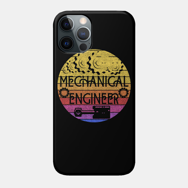Mechanical Engineer Gifts Funny Retro Cogs Engineering Gear Mechanical Engineer Gifts Phone Case Teepublic