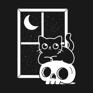 Cat and Window T-Shirt