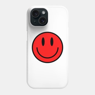 Smiley Face in Red Phone Case