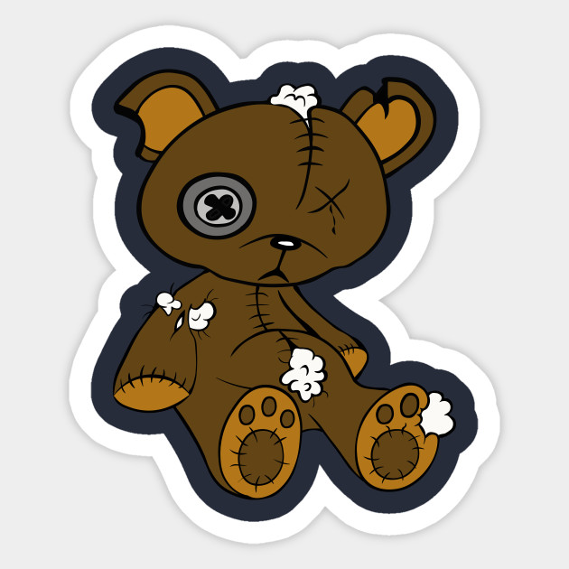 cool cartoon comic shredded teddy art design cartoon artwork