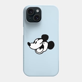 Steamboat Willie Cartoon Mouse Portrait Phone Case