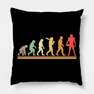 Football Evolution Retro Pillow