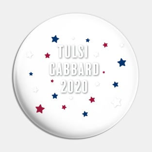 Star Spangled Tulsi Gabbard 2020 Pin