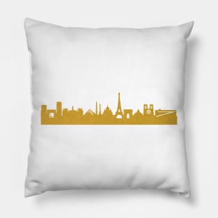 Golden Paris Pillow