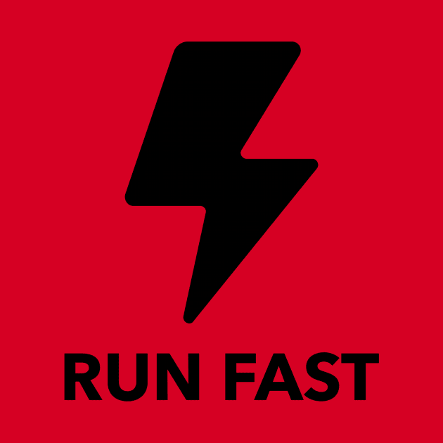 Run Fast Tee by fitcoclothing