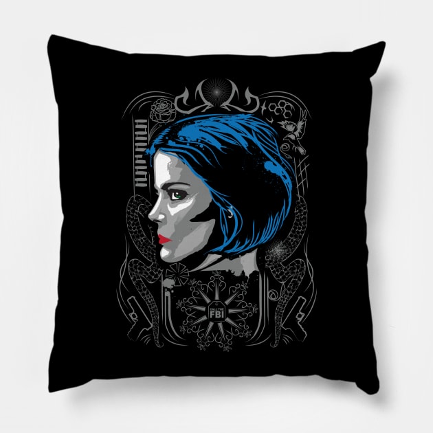 A BODY OF CLUES - BLINDSPOT Pillow by MatamorosGraphicDesign