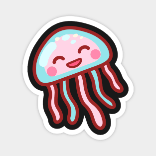 Super Happy Cotton Candy Jellyfish Magnet