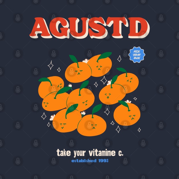 AGUST D tangerine by nelkrshop