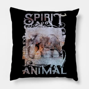 Spirit animal elephant Pillow