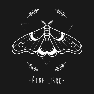 être libre - black T-Shirt