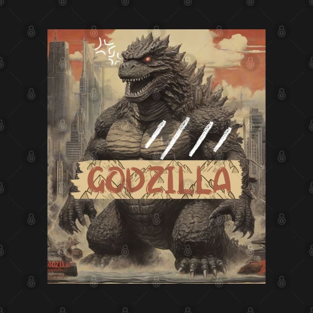 Godzilla Minus One by Prossori