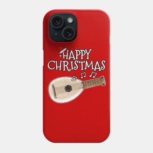 Christmas Lute Lutenist Musician Xmas 2022 Phone Case