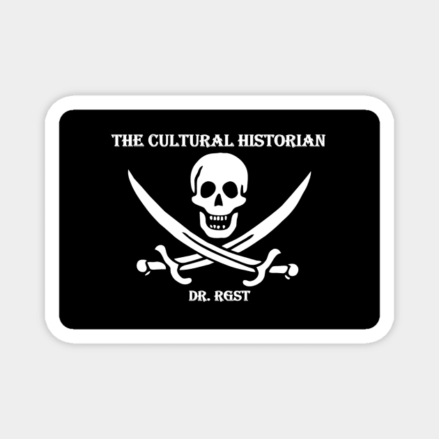 The Cultural Historian: Dr. RGST Skull & Crossbones Magnet by TheCulturalHistorian-DrRGST