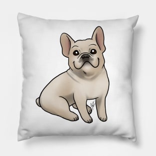 Dog - French Bulldog - Tan Pillow