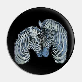 Zebra Lovers 2 Pin