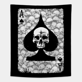 Ace Of Spades Tapestries Teepublic