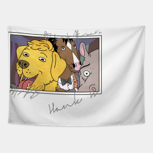 Uncle Hanky signed my shirt Tapestry