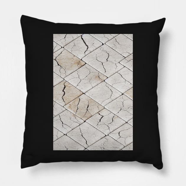 Limestone Stone Pattern Texture #6 Pillow by Endless-Designs