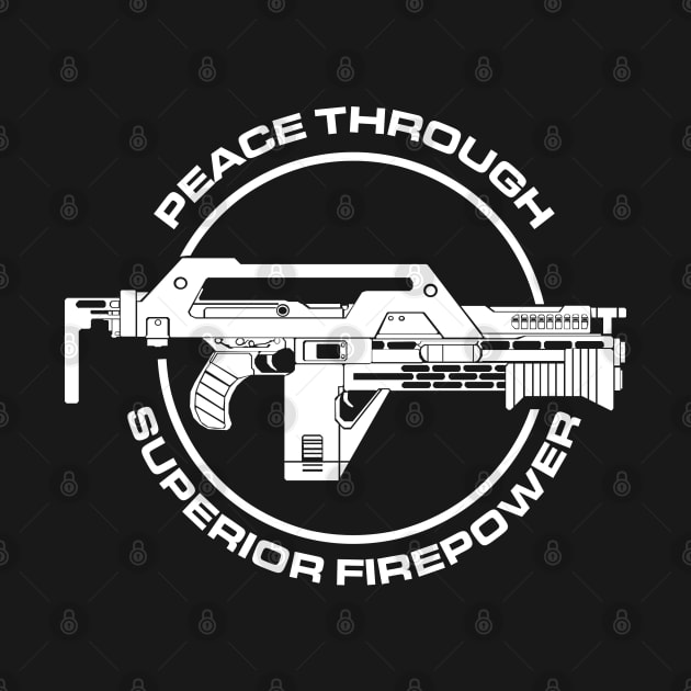 Aliens: Pulse Rifle - Peace Through Superior Firepower by Evarcha