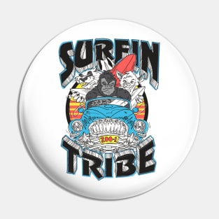 Surfing Tribe Pin