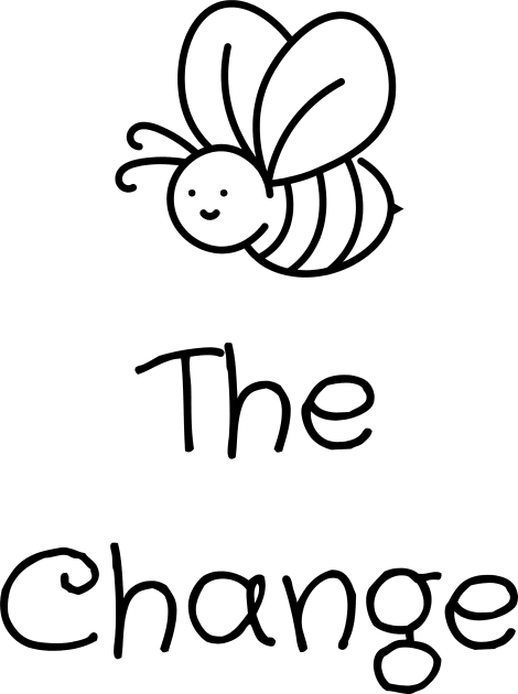 Bee The Change Kids T-Shirt by TeeTrafik