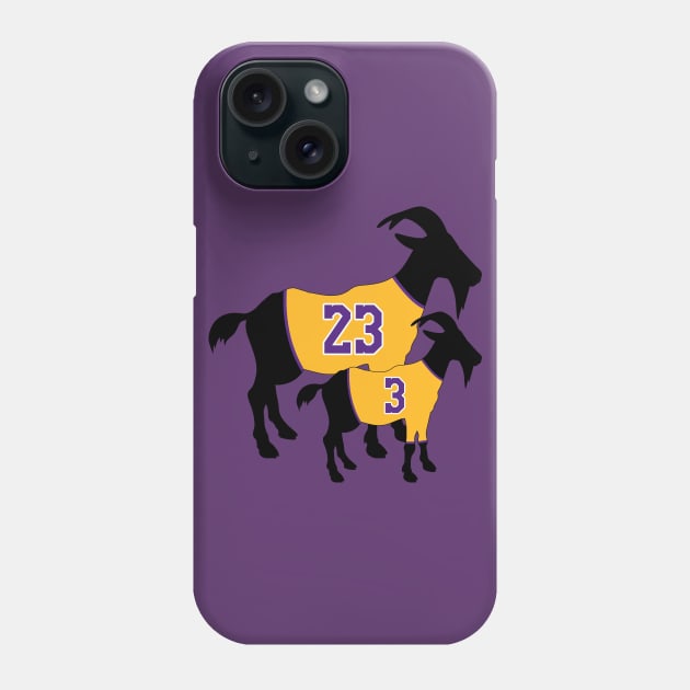 Lakers GOATS Phone Case by slawisa