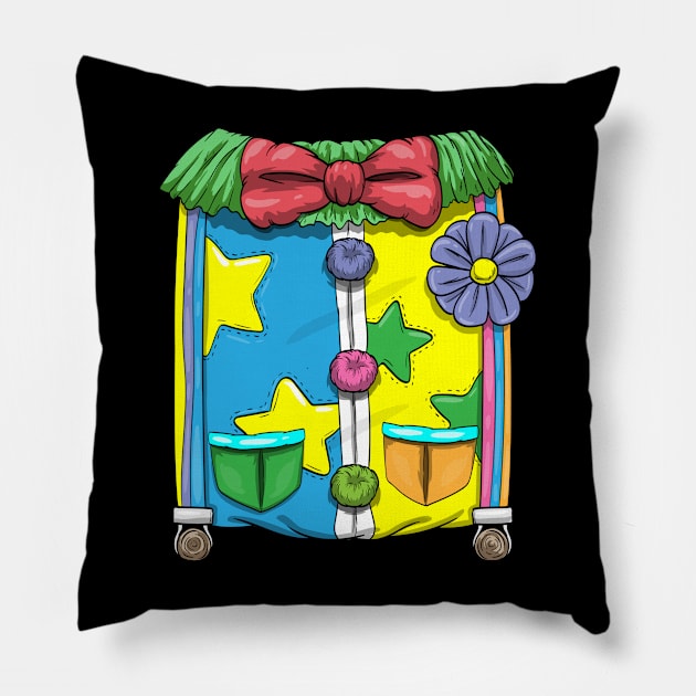 Karnvela Fasching Fastnacht Clown Kostüm Pillow by bigD