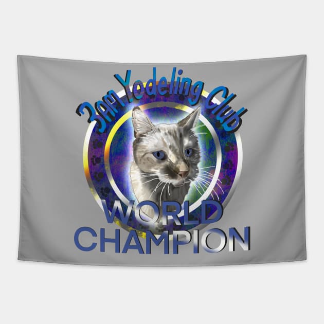 3am Yodeling Club World Champion Tapestry by BenIrelandBooks